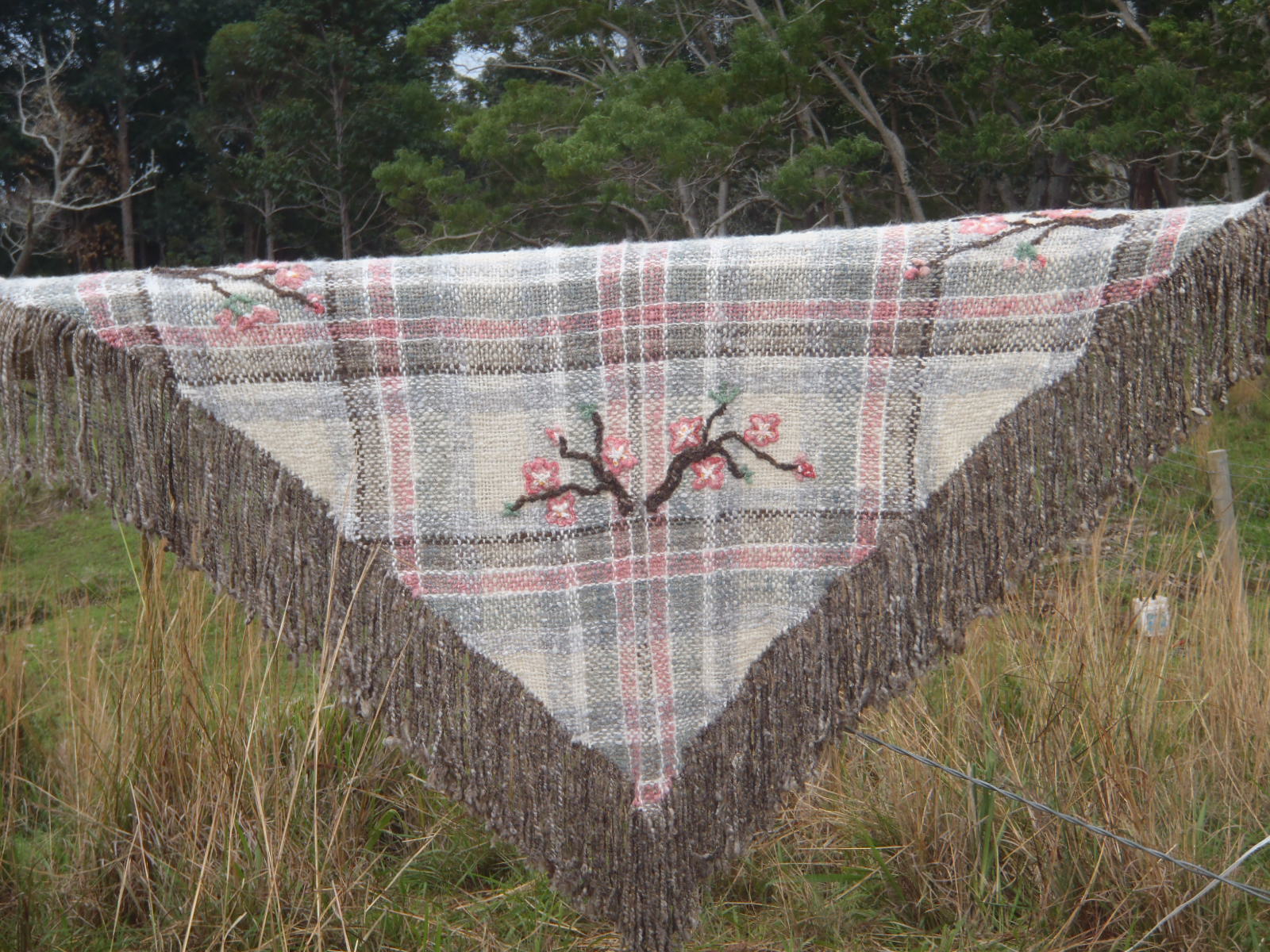 Photo of the shawl.